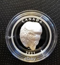 2021 1oz Canada Bold Bison Extra Ordinary high Relief Proof coin