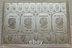 2021 2 Oz. 9999 Fine Silver Maple Leaf Divisible Fractional Bar In Capsule RCM