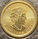 2021 5 Dollars Canada 1/10 Oz Gold Maple Leaf Bu Mint Sealed