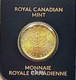 2021 Canada 1 Gram. 9999 Gold Maple Leaf Coin From Royal Canadian Mint