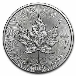 2021 Canada 1 oz Silver Maple Leaf (25-Coin MintDirect Tube) SKU#218772