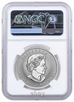 2021 Canada 1 oz Silver Maple Leaf Super Incuse Reverse PF $20 Coin NGC PF70 FR