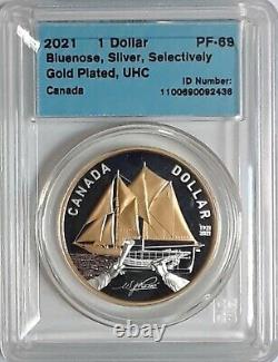2021 Canada 100th Anniversary of Bluenose Fine Silver 7 Coin Set CCCS Certified
