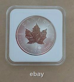 2021 Canada 1oz Maple Leaf Silver Coins x Lot of 5