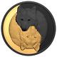 2021 Canada $20 Black And Gold The Grey Wolf 1oz. 9999 Silver Mintage 4,500