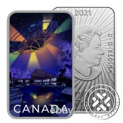 2021 Canada $20 Montreal Incident Unexplained Phenomena 1 oz Silver Color Bar