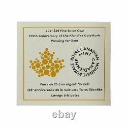 2021 Canada $25 Klondike Gold Rush 125th Anniversary 1oz Silver