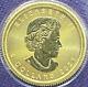 2021 Canada 5 Dollars 1/10 Oz Gold Maple Leaf. 9999 Bu Mint Sealed