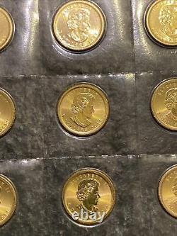 2021 Canada 5 Dollars 1/10 oz Gold Maple Leaf. 9999 BU Mint Sealed