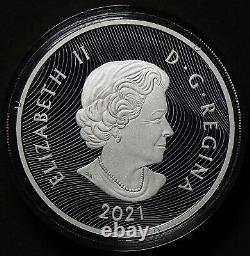 2021 Canada $50 Lac Louise Fine Silver Proof #19632