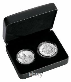 2021 Canada & Great Britain Royal Celebration 2 Coin Set Queen's 95th Proof OGP