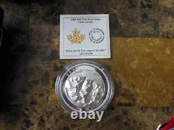 2021 Canada Lake Louise $50 EHR Extra High Relief Proof Fine Silver Coin