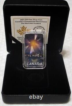 2021 Montreal Incident UFO 1oz Silver Coin-Canada's Unexplained Phenomena-GITD