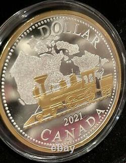 2021 Pure Silver 140th Anniversary of the Trans-Canada Railway 2 oz