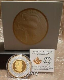 2021 Renewed Toonie Polar Bear Masters Club $2 2OZ Pure Silver Proof Coin Canada