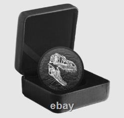 2021 Rhodium Discovering Dinosaurs Reaper of Death Pure 1oz SILVER COIN Canada