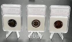 2021 Royal Canadian Mint test Tokens Graded MS63 & MS66