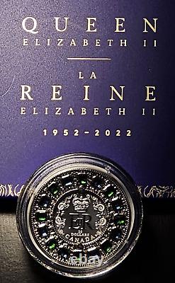 2022 $20 The Imperial State Crown-LA REINE ELIZABETH II 1952-2022 A Masterpiece