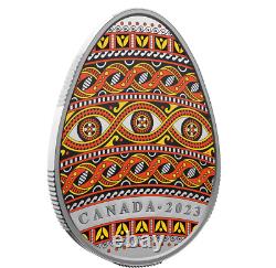 2022 & 2023 Silver Pysanka? Coins, Set of 2 Ukrainian Easter Eggs