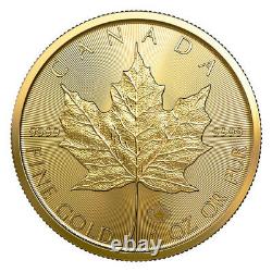 2022 $50 Gold Canadian Maple Leaf. 9999 1 oz BU