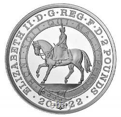 2022 CANADA The Platinum Jubilee Queen Elizabeth II. 9999 Pure Silver 2 Coin Set
