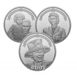 2022 CANADA Tribeute Extraordinary Queen Elizabeth II 3x1oz. 9999 Silver Coins