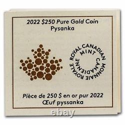 2022 Canada 2 oz Gold $250 Pysanka SKU#247392
