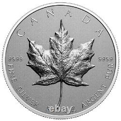 2022 Canada $50 Dollars Pure Silver Coin Ultra-High Relief Silver Maple Leaf