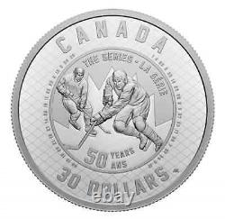 2022 Canada 50th Anniversary Summit Series $30 2oz Pure Silver Coin