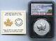 2022 Canada Maple Leaf 1 Oz Silver Uhr Ngc Pf70 Reverse Proof Coin Jn522
