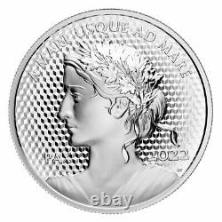 2022 Canada Peace Dollar Pulsating Ultra High Relief 5 oz Silver Proof $50 OGP