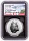 2022 Canada Timber Wolf Extra High Relief 1 Oz Silver $25 Ngc Pf70 Uc Fr
