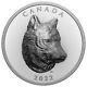 2022 Canada Timber Wolf Extraordinary High Relief 1 Oz Silver $25 Proof Coin Gem