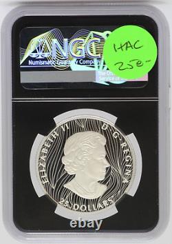 2022 Canada Timber Wolf High Relief 1 Oz Silver NGC PF70 Coin Blackcore JP046