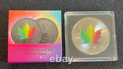 2022 Canadian Silver Maple Leaf Ruthenium 500 Minted #192/500