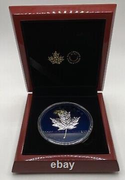 2022'Maple Leaves in Motion' Proof $50 Silver Coin