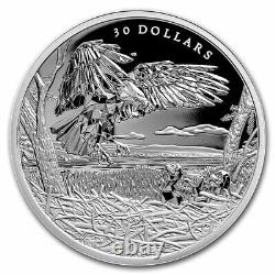 2022 RCM 2 OZ Silver $30 Multifaceted Animal Family Bald Eagles LIMITED MINT