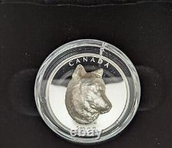 2022 Timber Wolf High Relief Silver 1oz Coin Royal Canadian Mint
