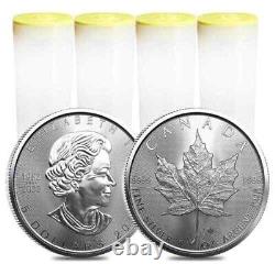 2023 1 Oz Canadian Silver Maple Leaf (Roll of 100) Priority Customer Shipping