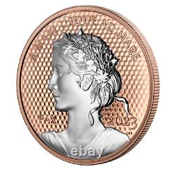 2023 5 oz Peace Dollar $50 PAX Silver Coin RCM, UHR, Rose Gold CANADA