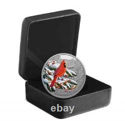 2023 CANADA $20 Colorful Birds NORTHERN CARDINAL 1oz. 9999 Pure Silver Coin
