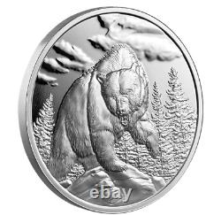 2023 CANADA $20 GRIZZLY BEAR Great Hunters UHR 1oz. 9999 Pure Silver Coin
