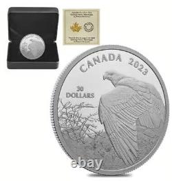 2023 Canada 2 oz Silver Proof Coin Vantage Point Bald Eagle Royal Canadian Mint