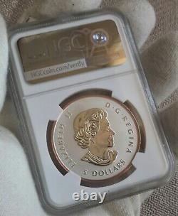 2023 Canada $5 35th Anniv Maple Leaf Pure Silver Coin NGC PF70