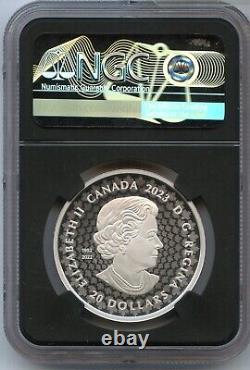 2023 Canada Great Hunters Grizzly Bear 1 Oz Silver Proof NGC PF70 $20 Coin JP503