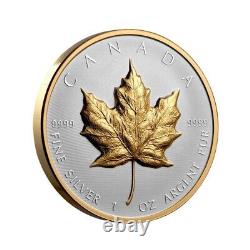 2023 Canada Ultra High Relief Maple Leaf 1oz Silver Reverse Proof Coin
