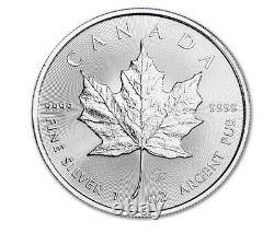 2023 Canadian Silver Maple Leaf Coins (5 oz.) Invest Today