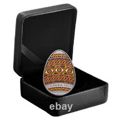 2023 Silver Pysanka? Coin, 1 oz $20 Ukrainian Easter Egg, Ukraine/Canada