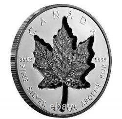 2023 Super Incuse Rhodium Maple Leaf Pure 1oz Silver Coin Canada 3rd in series