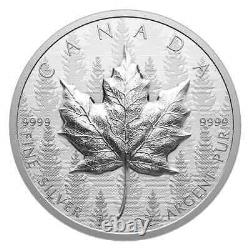 2024 $20 Pure Silver Coin Ultra High Relief 1 oz. Silver Maple Leaf Canada
